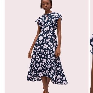 Kate spade splash flutter sleeve dress